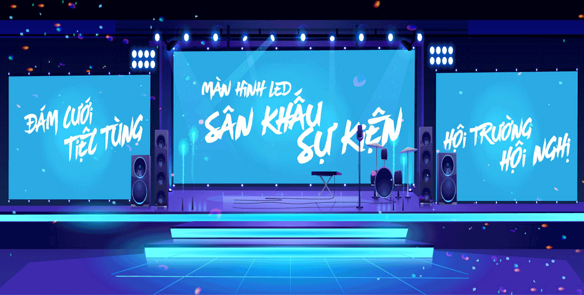 Màn hình LED Sân khấu Sự kiện